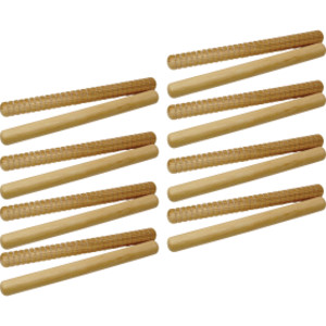 Hickory Rhythm Sticks - 8", 12 Pair