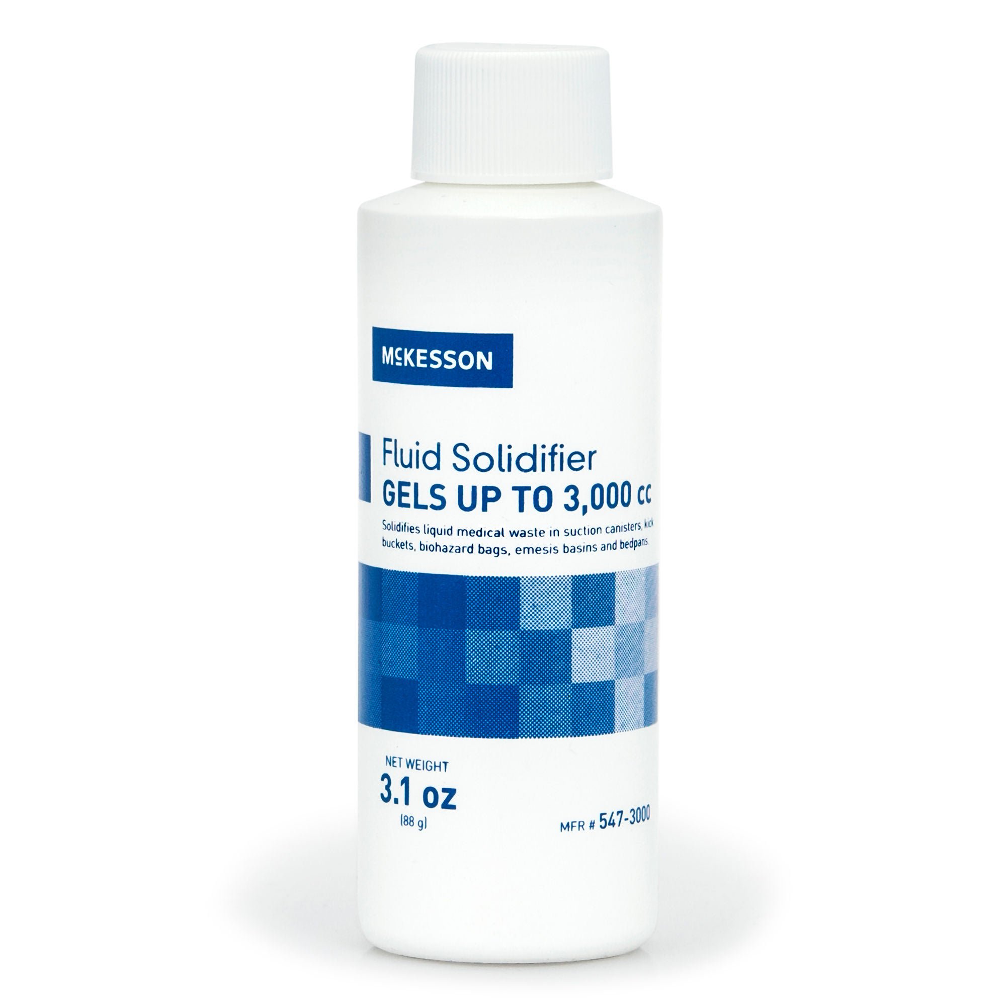 McKesson Fluid Solidifier – Gels up to 3,000 cc – Screw Cap Bottle, 3.1 oz
