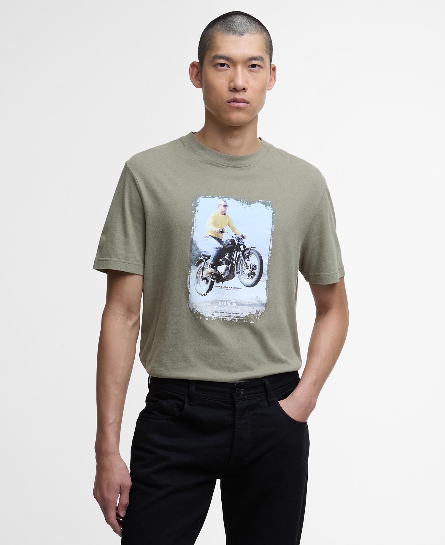 T-shirt Coster con stampa Steve McQueen image number 0