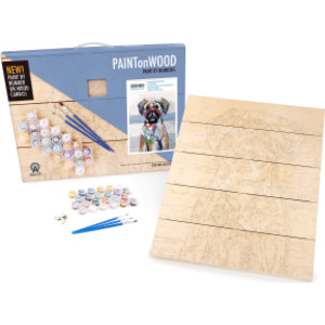 Large Paint On Wood by Number - Good Dog