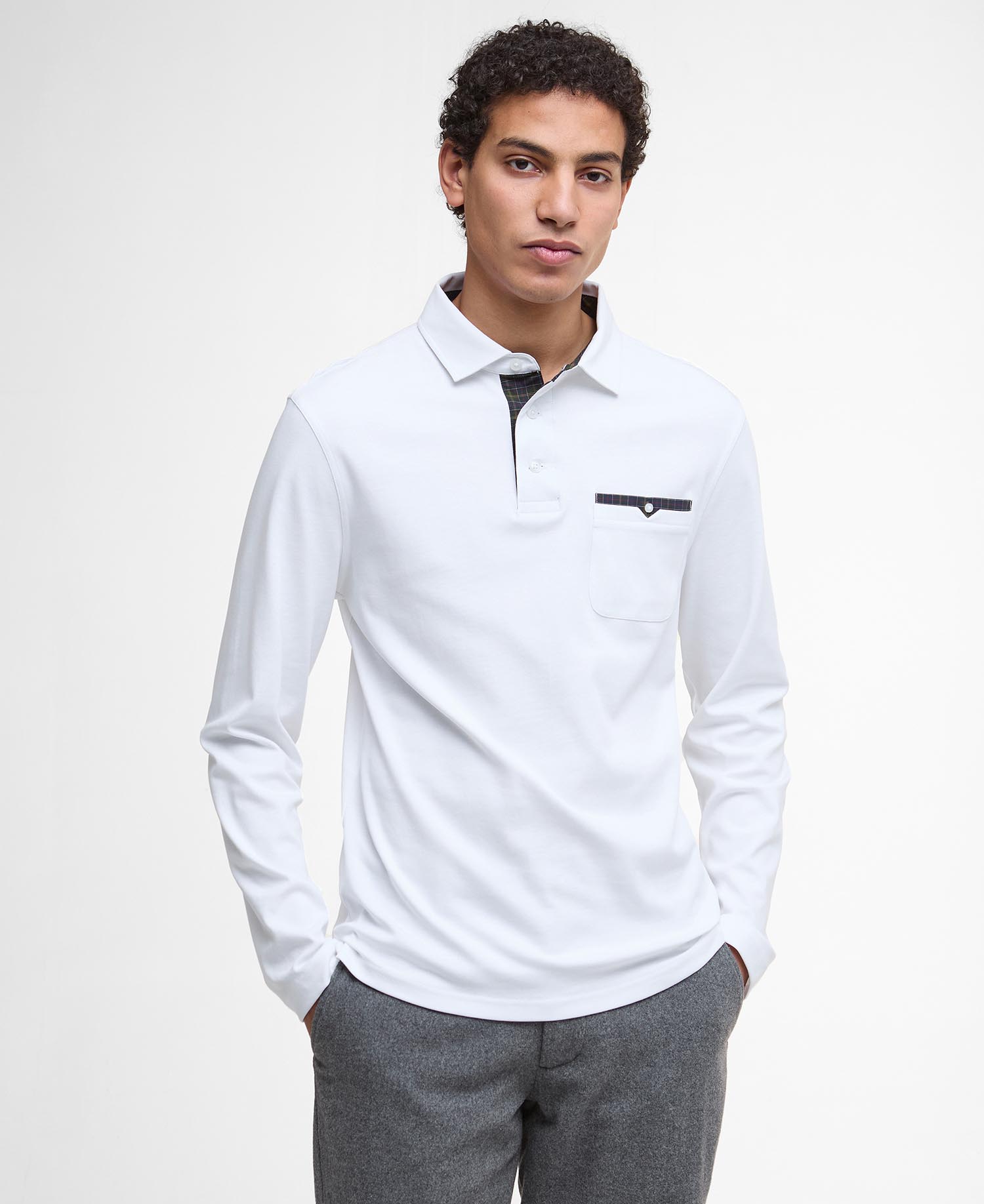 Corpatch Tailored Long-Sleeved Polo Shirt image number 0