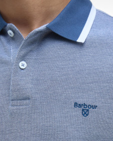 Barnard Short-Sleeved Polo Shirt Dark Denim