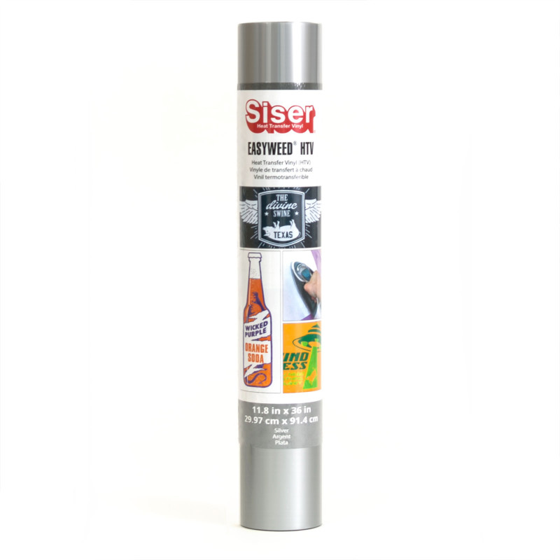Easyweed HTV Heat Transfer Vinyl, 36", Silver