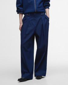 Arla Denim Wide-Leg Trousers 
