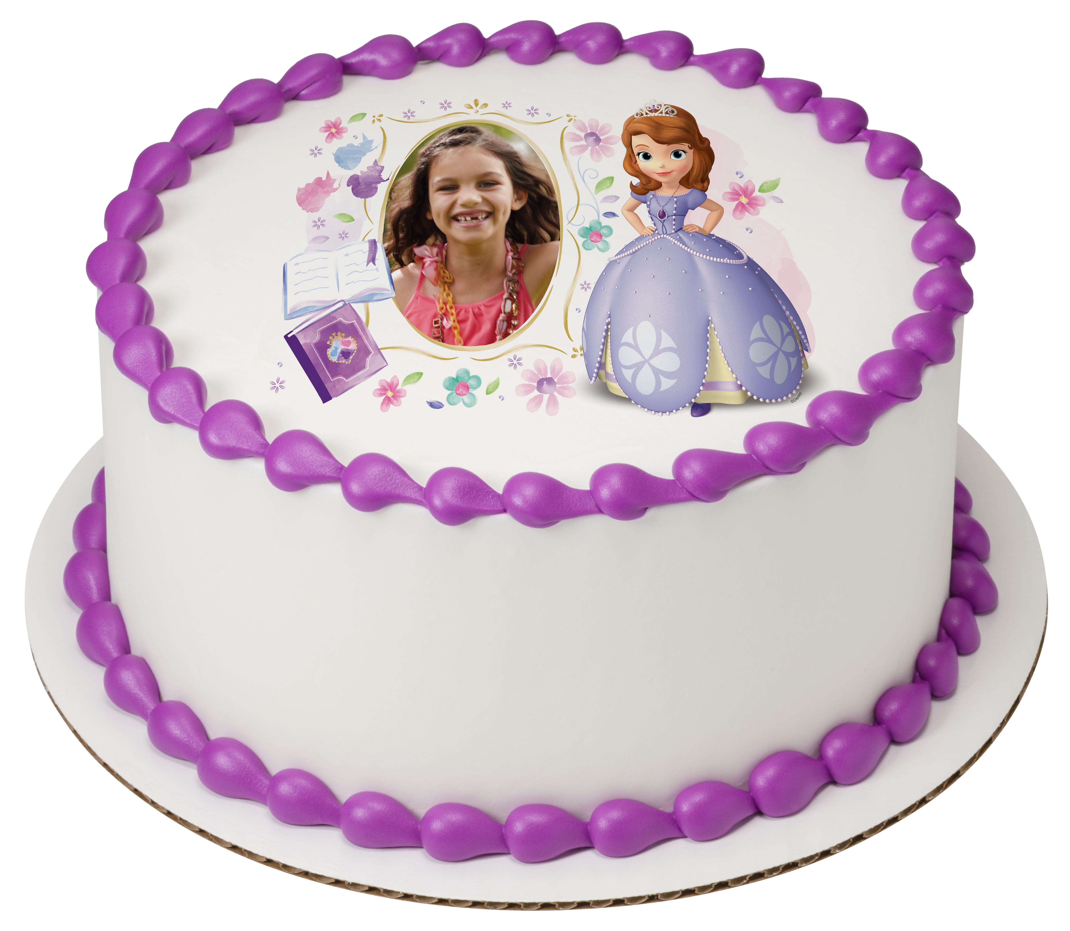 Sofia The First Dreaming In The Garden Photocake Frame | DecoPac