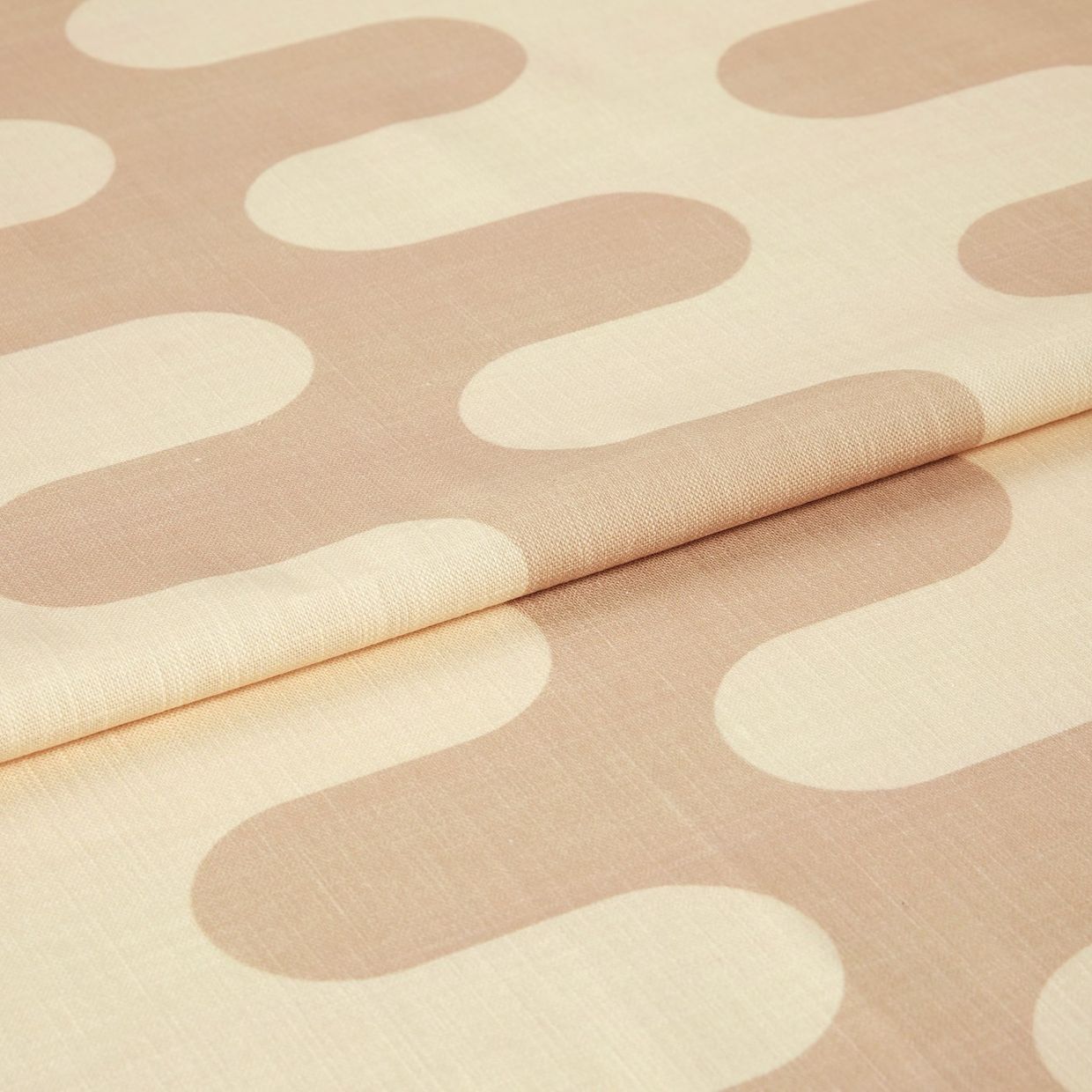 Retro Wave Sepia Roman Blind