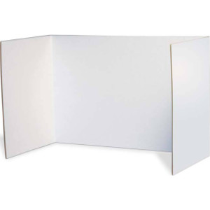 Privacy Boards, White, 48" x 16", 4 Boards