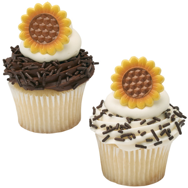 Sunflower Cupcake Rings