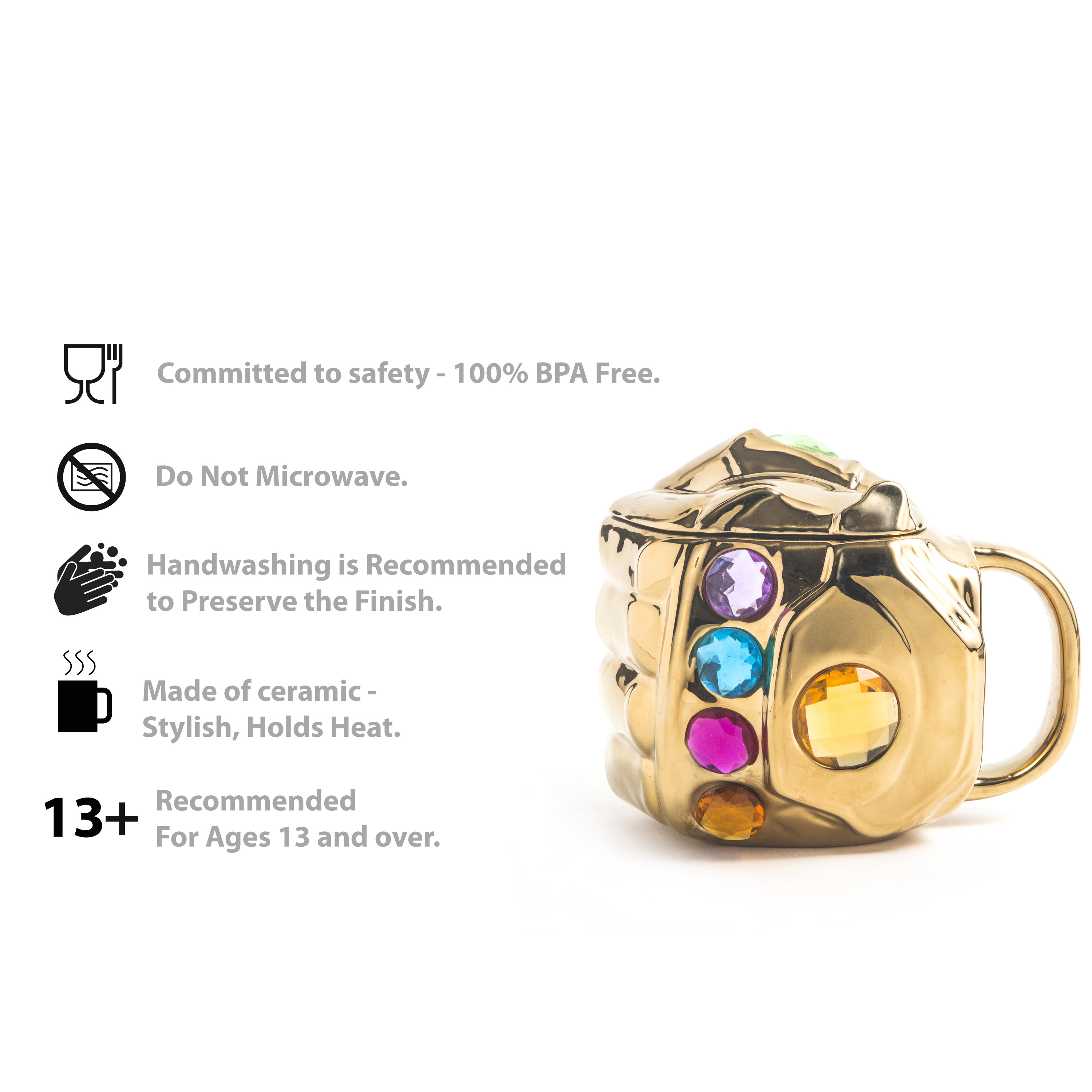 Marvel Comics Ceramic Coffee Mug, Infinity Stone slideshow image 6 Marvel Comics Ceramic Coffee Mug, Infinity Stone slideshow image 6