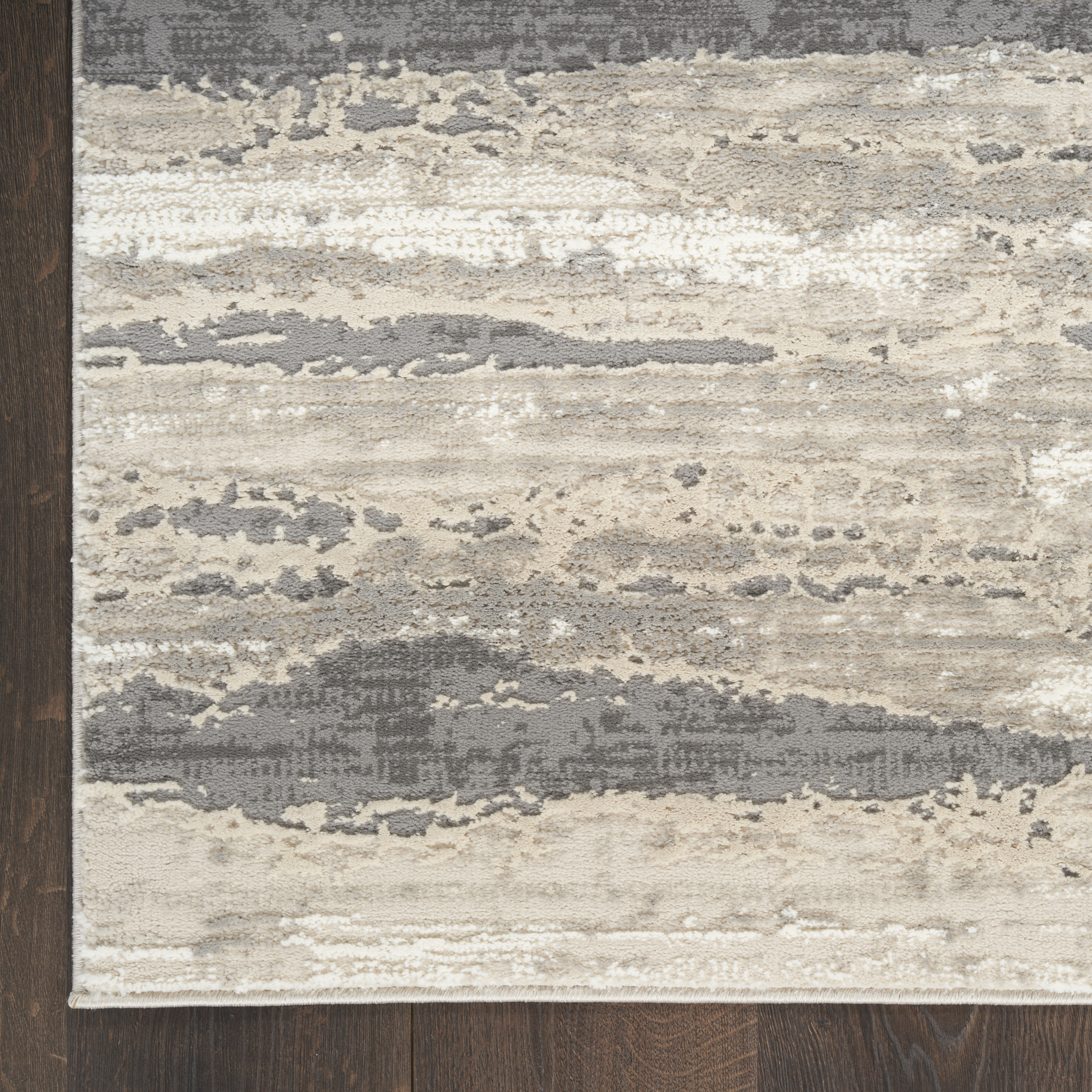 Nourison Sustainable Trends 5'3" x 7'3" Ivory Multicolor Modern Indoor Rug
