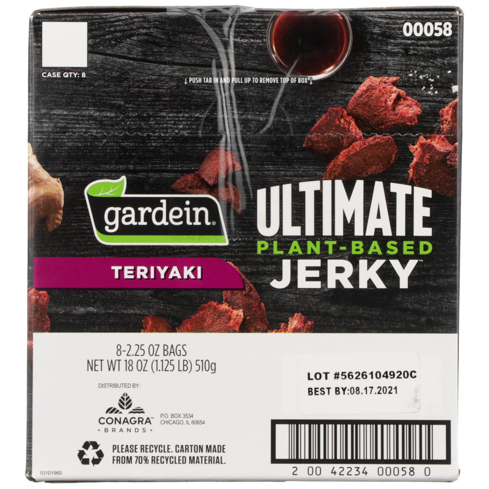 GARDEIN Ultimate Plant Based Teriyaki Jerky Conagra