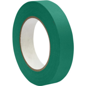 Premium Grade Masking Tape, 1" x 55 yds, Green