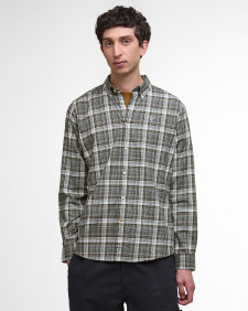 Camicia Mosswood a maniche lunghe leggermente aderente Grey Marl