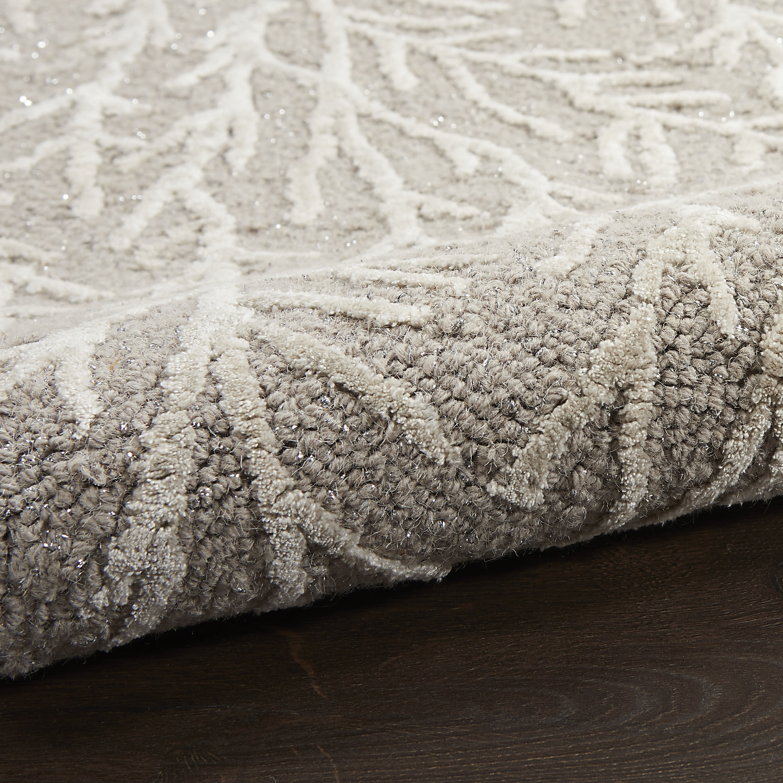 Michael Amini Ma30 Star 5'3" x 7'3" Taupe Modern Indoor Rug