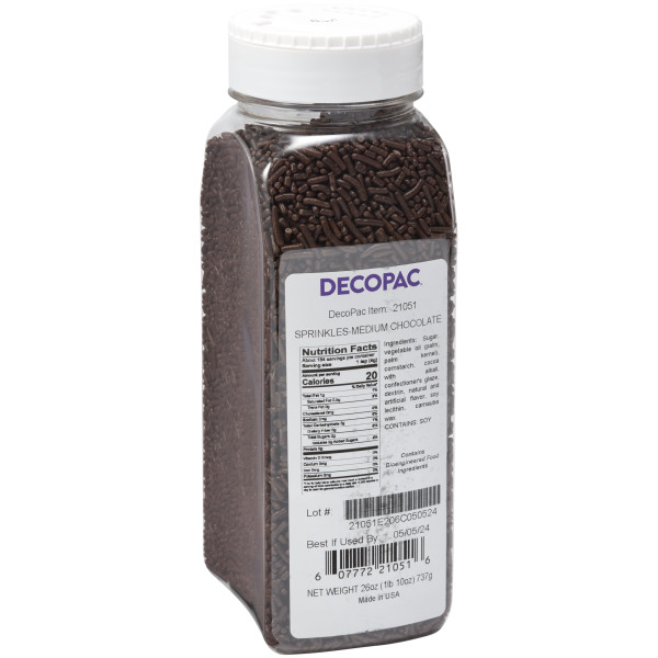 Medium Chocolate - Red 3 Free Sprinkles