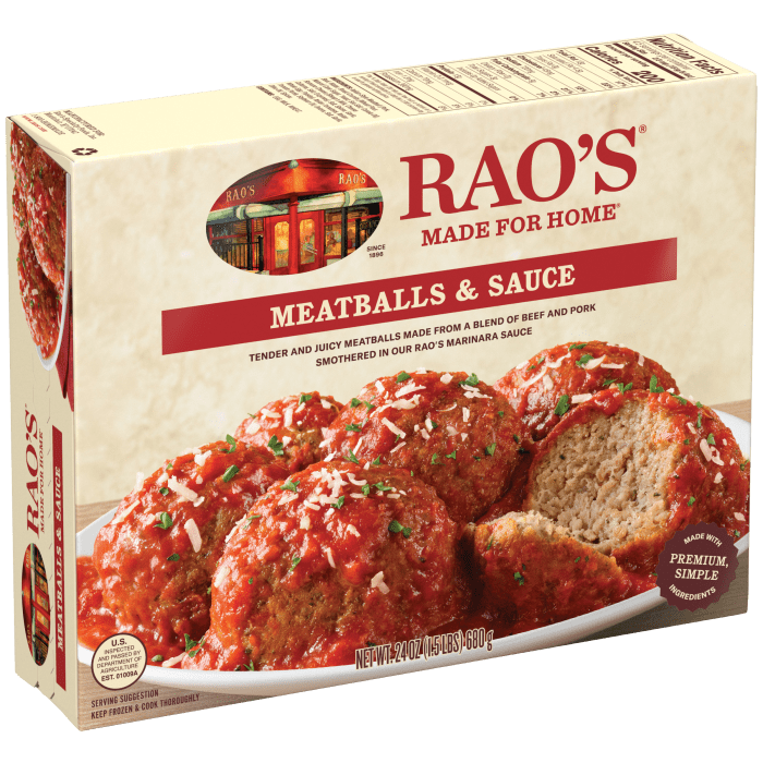 Meatballs & Sauce Frozen Meal, 24 oz - Left angle Image