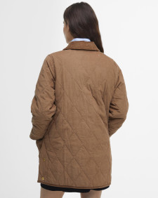 Cornelia Quilted Jacket Beige/Sky Dress Tartan