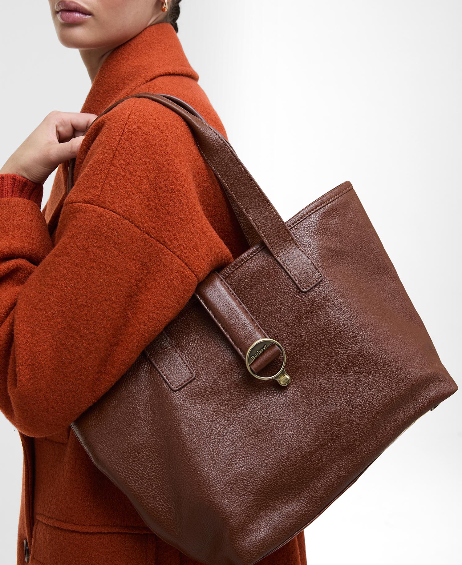 Alder Leather Tote Bag image number 7