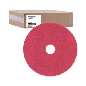 Boardwalk,  Buffing Round Floor Pad, 20", Red