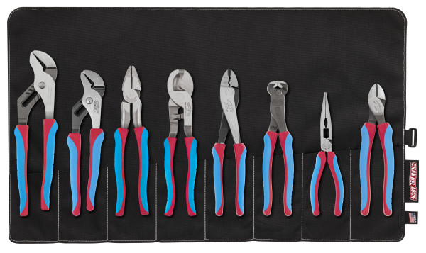 CBR-8 8pc Electrical Pliers Tool Set with Tool Roll