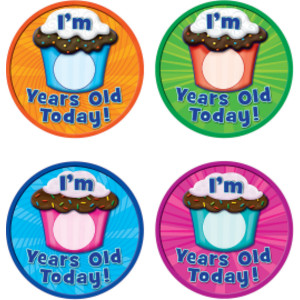 I Am __ Years Old Today WearEm Badges