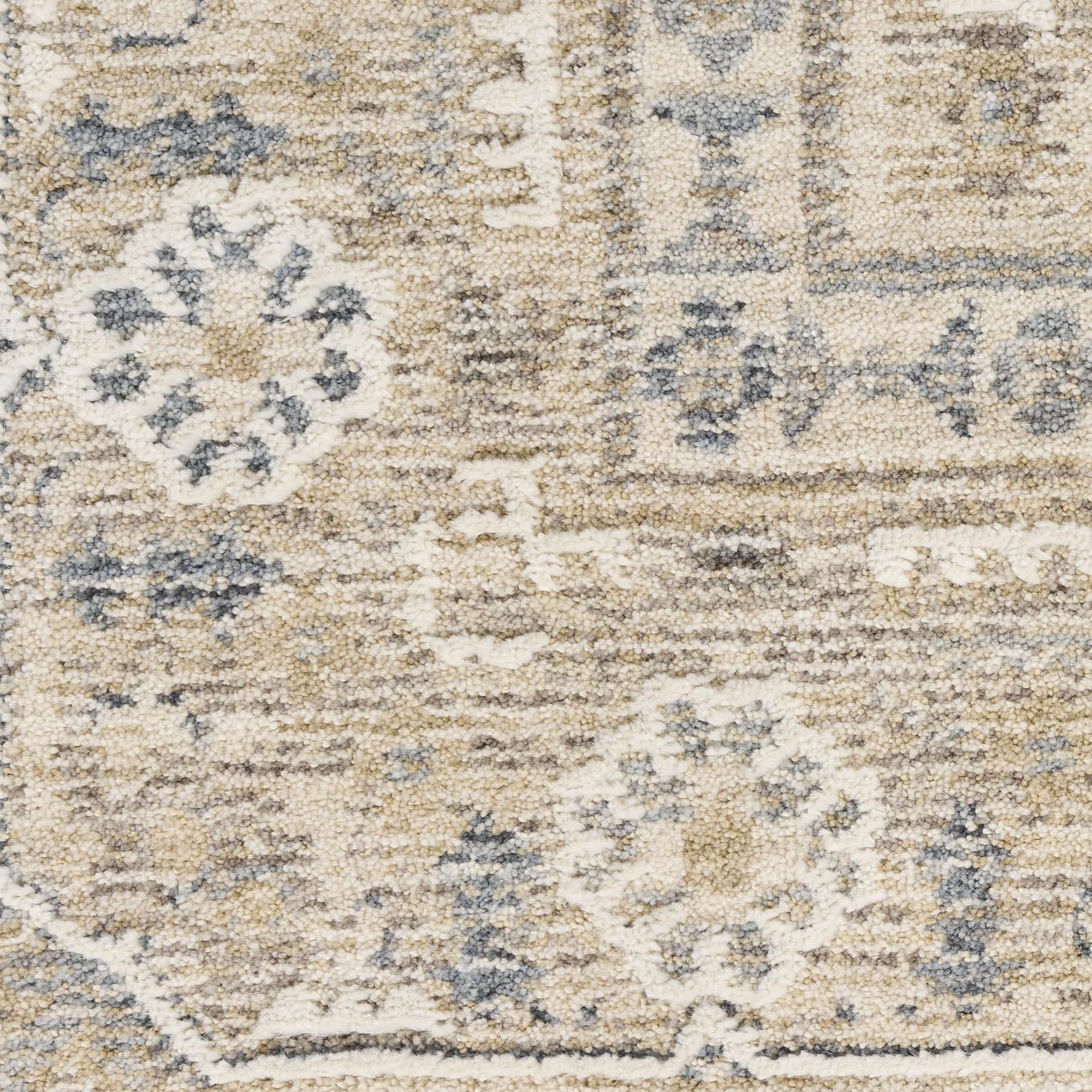 Nourison Retreat 9'6" x 13'2" Ivory Blue Vintage Indoor Rug