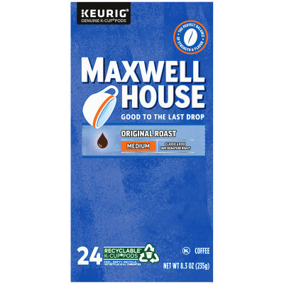 Maxwell House Original Roast K-Cup Coffee Pods, 24 ct Box
