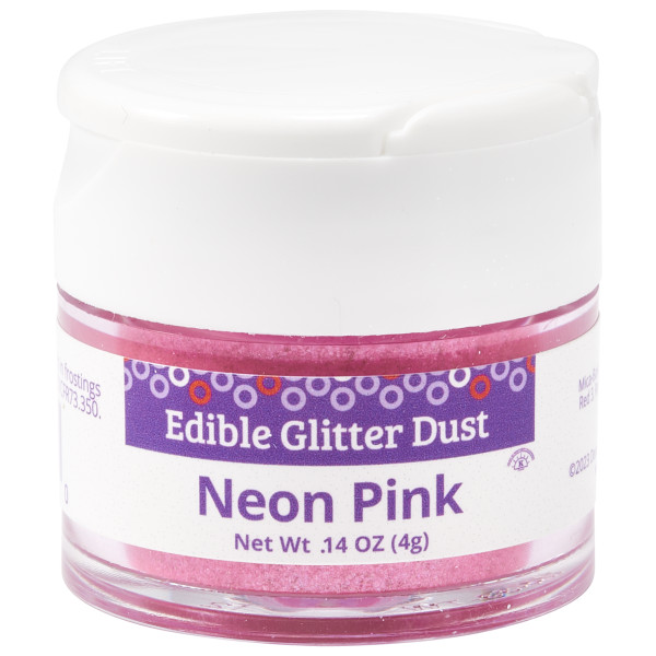 Neon Pink Dust 4g Edible Glitter