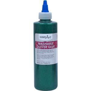 Washable Glitter Glue, 8 oz., Green