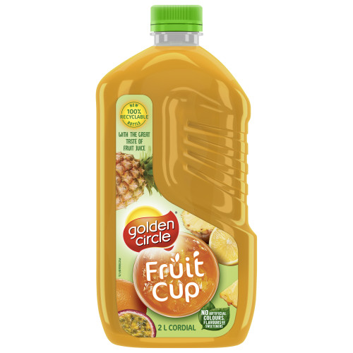  Golden Circle® Fruit Cup Cordial 2L 