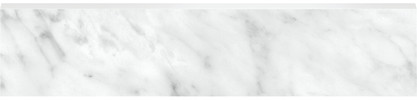 Amica Carrara 3×12 Bullnose Honed