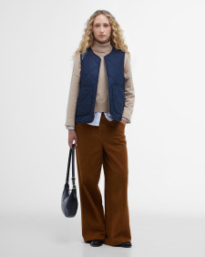 Shelby Gilet Navy/Sky Dress Tartan