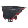 Rubbermaid Commercial, BRUTE, Rotomolded Tilt Truck, Standard Duty, 1 1/2 Cubic Yard, Black