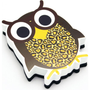 Magnetic Whiteboard Eraser, Wise Owl