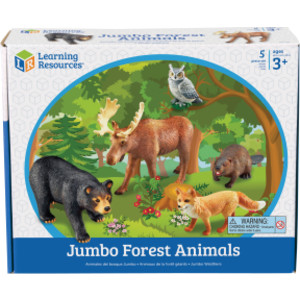 Jumbo Forest Animals, Set of 5