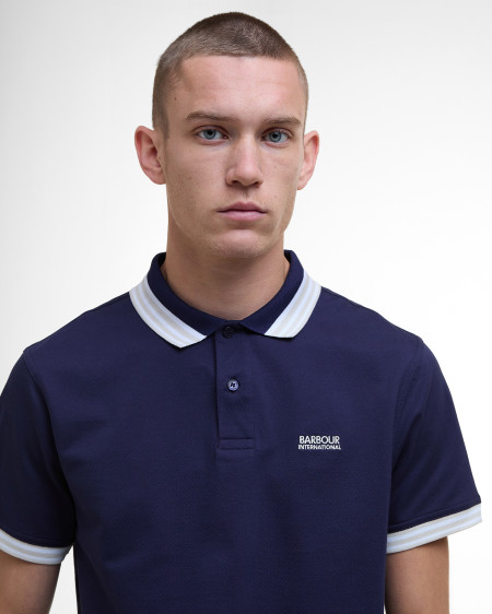 Poloshirt Caleb Tipped Short-Sleeved