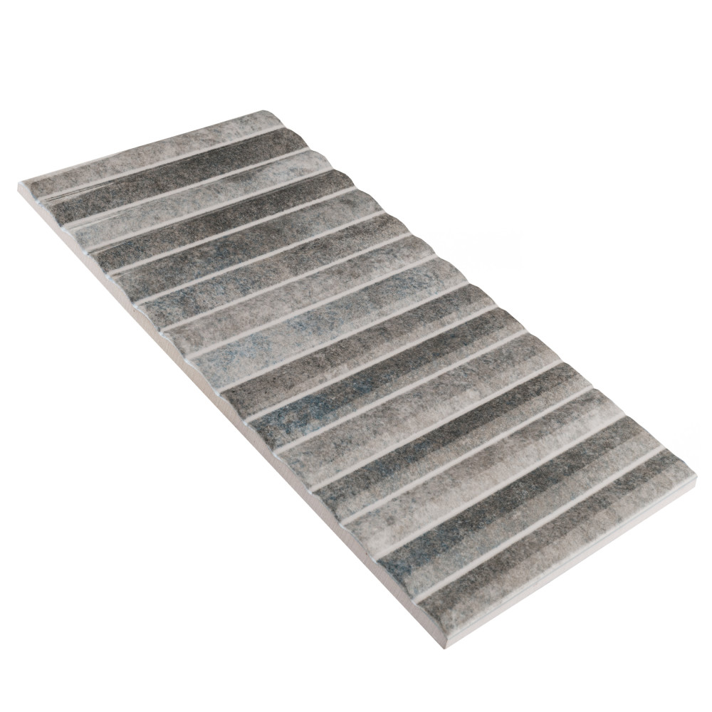 Rubik Greige 5-7/8 in. x 11-3/4 in. Ceramic Wall Tile