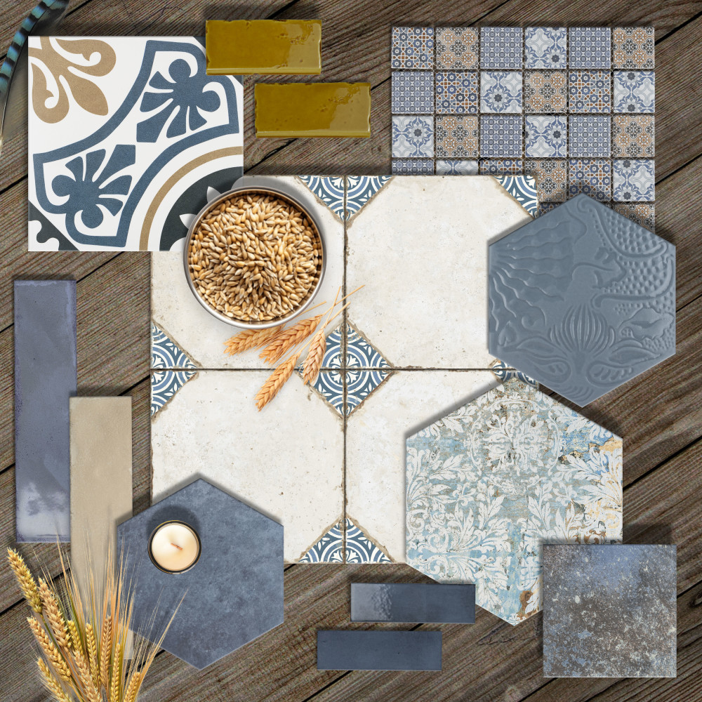 Luca Shell with Antimicrobial Glaze 3-1/8 in. x 12-3/8 in. Ceramic Wall Tile