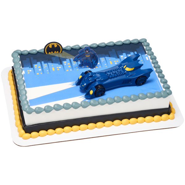 Batman™ Into Action PhotoCake® Edible Image® DecoSet® Background