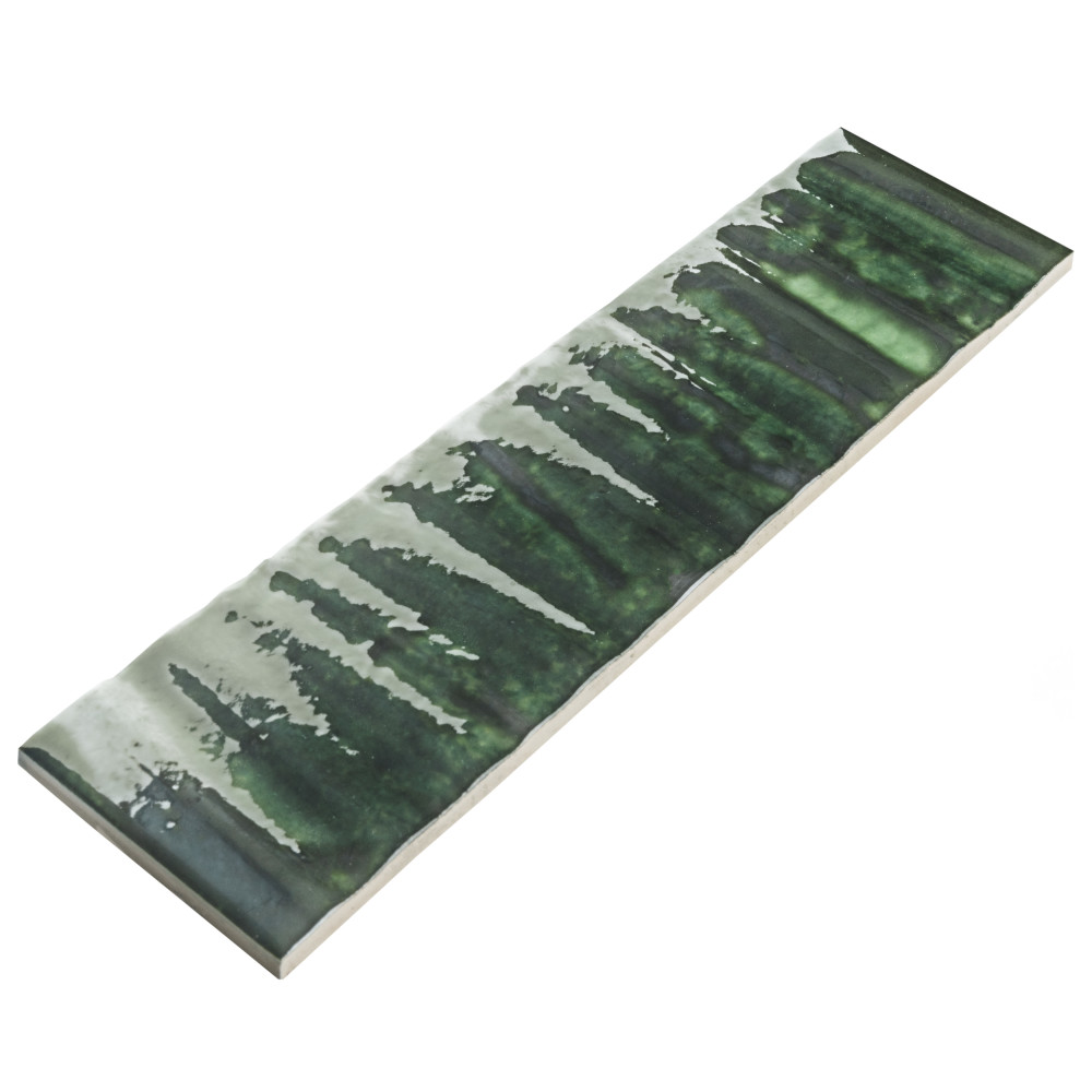 Joliet Prisma Jade 3 in. x 12 in. Ceramic Wall Tile
