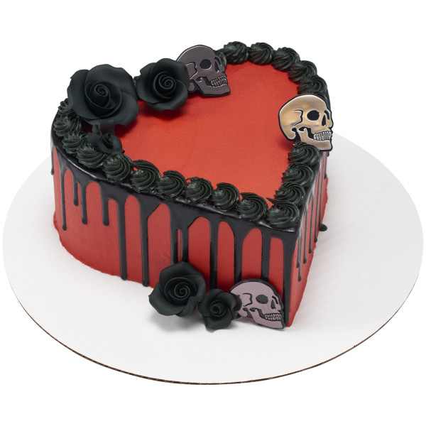 Black Rose Assortment - Red 3 Free SugarSoft® Premium Edible Decorations