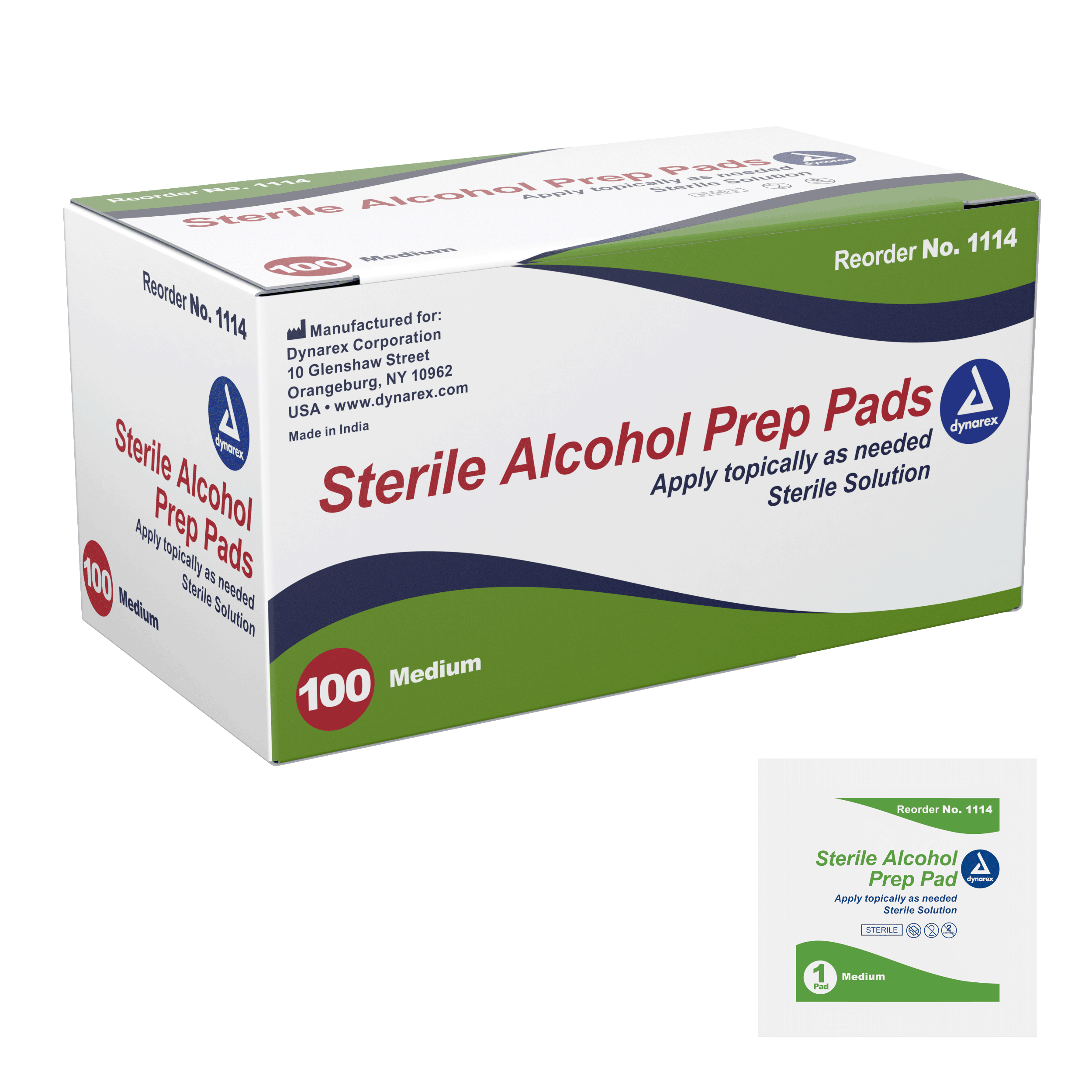 Alcohol Prep Pad Sterile- Medium