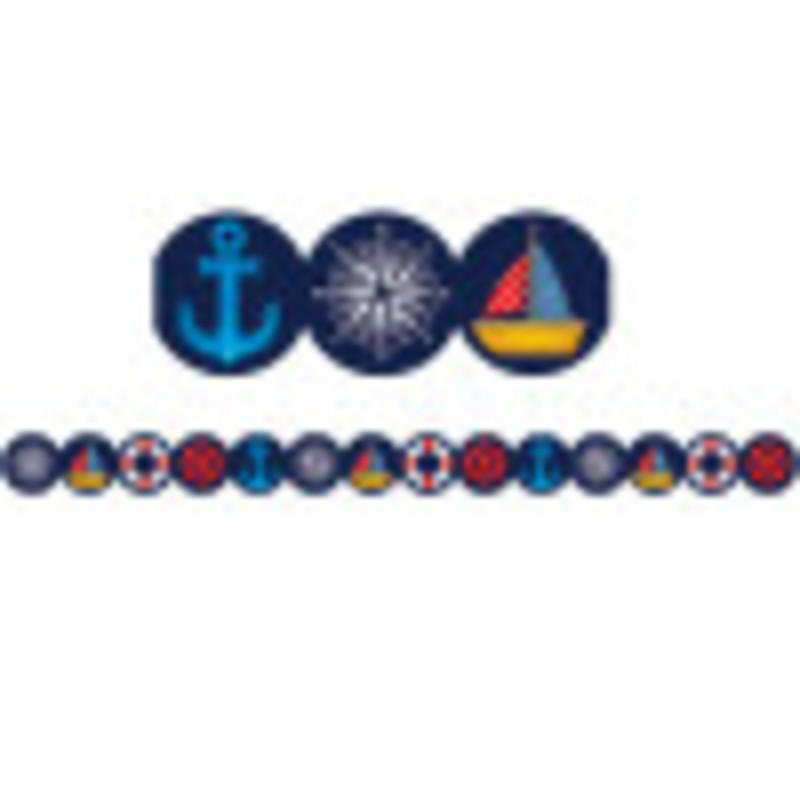 Nautical Die-Cut Border Trim, 35 Feet