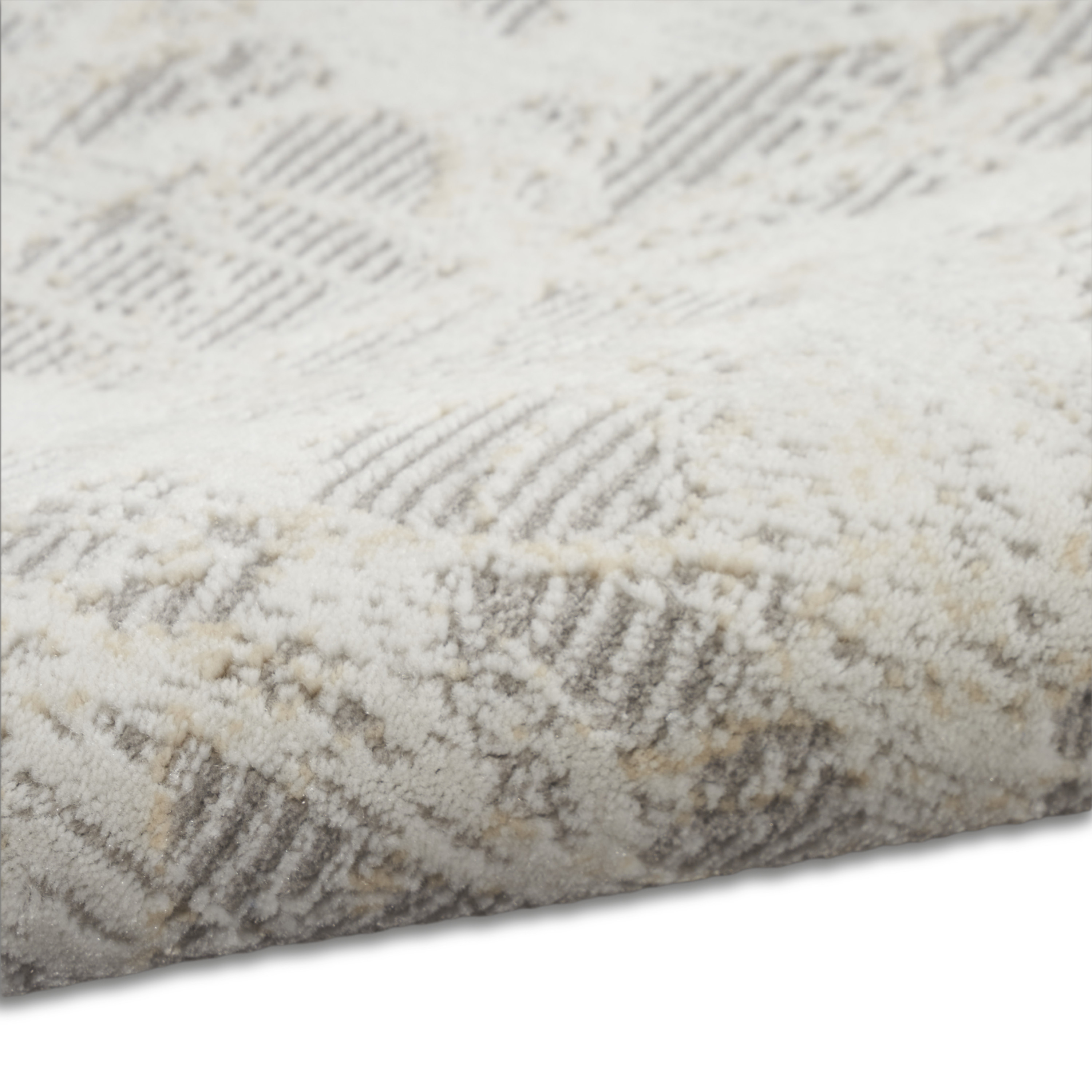 Calvin Klein CK950 Rush 3'2" x 5' Grey Ivory Modern Indoor Rug