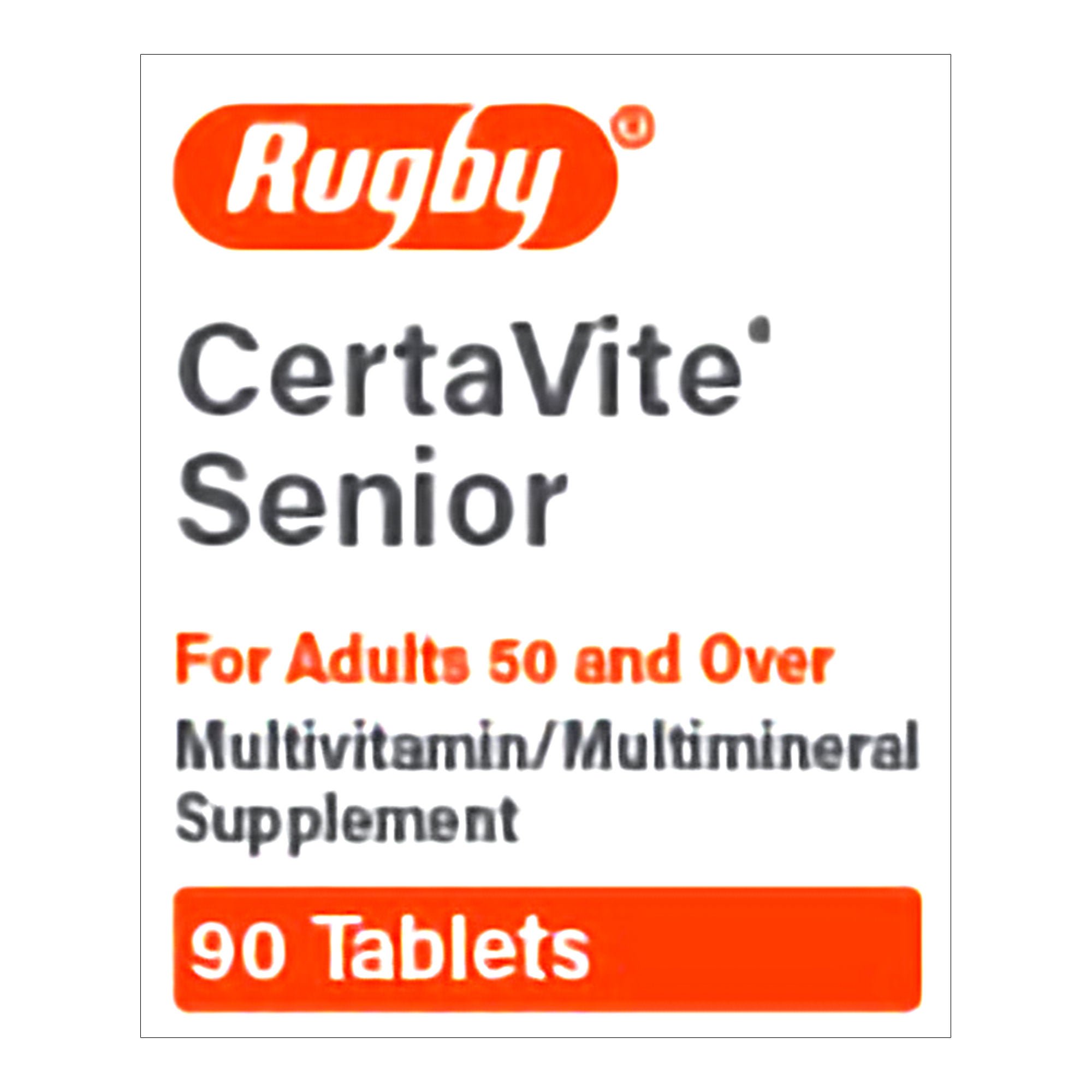 CertaVite® Multivitamin Supplement for Adults 50 Years and Older