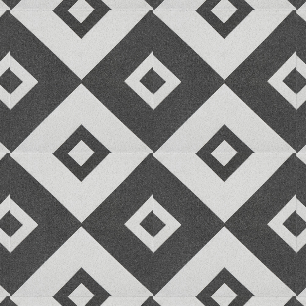 Twenties Mini Vertex 3-7/8 in. x 3-7/8 in. Ceramic Floor and Wall Tile