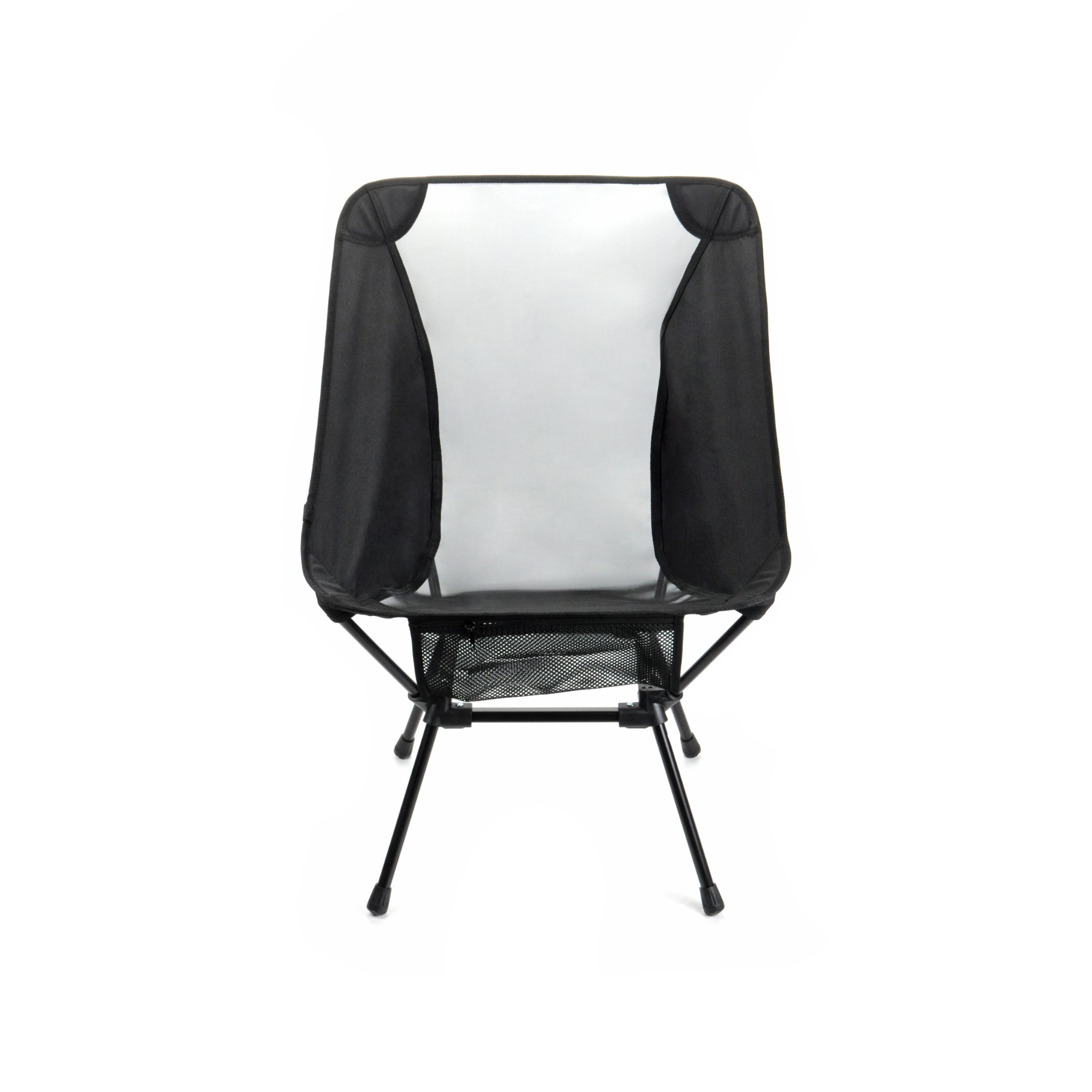 Campstead Recycled rPET Camping Chair w/ Storage Bag — Black
