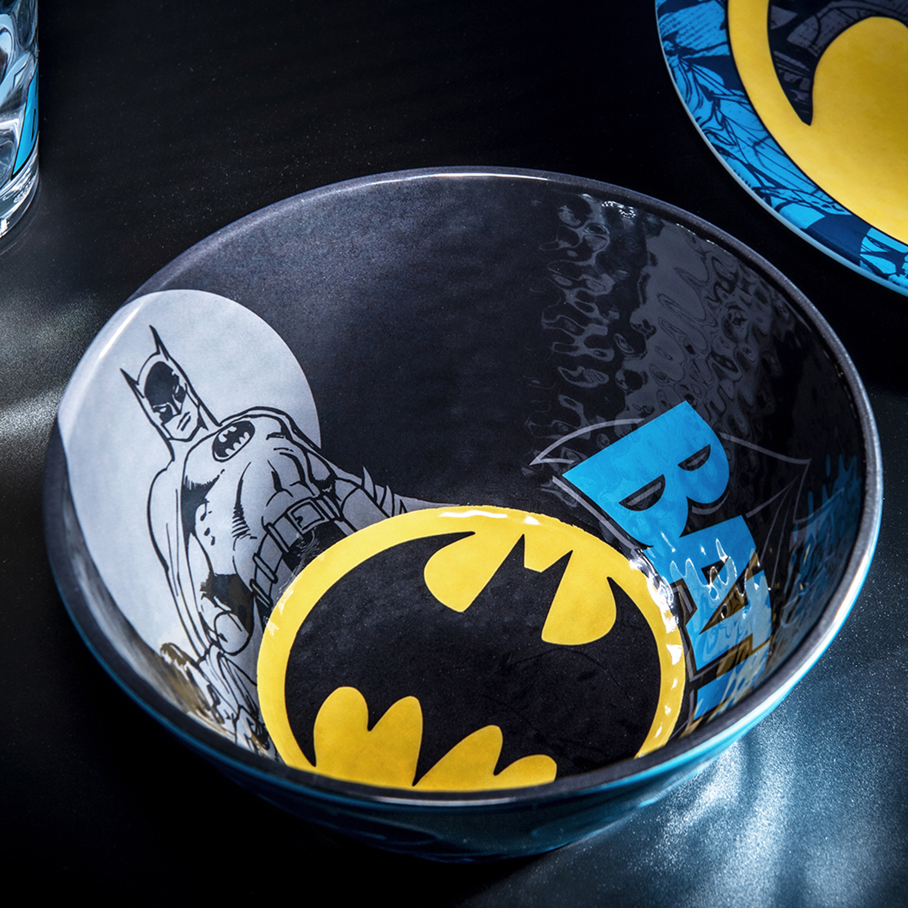 DC Comics Kids 9-inch Plate and 6-inch Bowl Set, Batman, 2-piece set slideshow image 8 DC Comics Kids 9-inch Plate and 6-inch Bowl Set, Batman, 2-piece set slideshow image 8