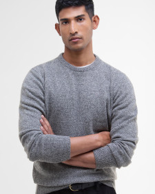 Essential Tisbury Crew-Neck Jumper Classic Grey