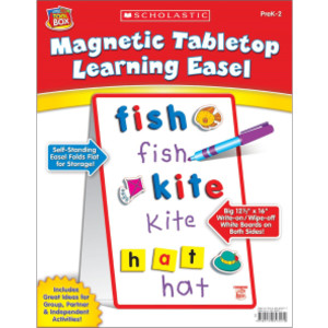 Little Red Tool Box Magnetic Tabletop Learning Easel